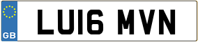 Truck License Plate